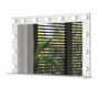 Hanah Home Mesa de Maquillaje Blanca con 13 Focos